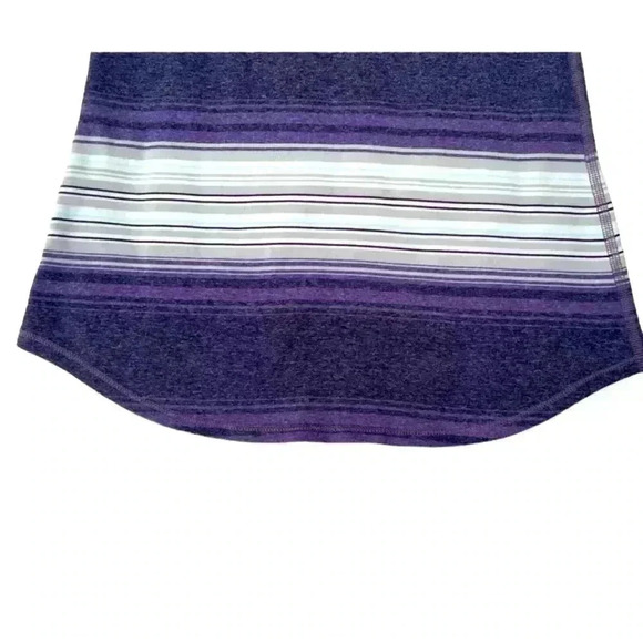 LULULEMON women's Refresh Racer Back Tank Top Osaka Purple Ombre Stripe size S - Picture 5 of 5